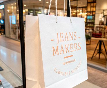 Bolsa personalizada para tienda de ropa