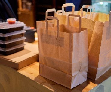 Bolsa kraft take away